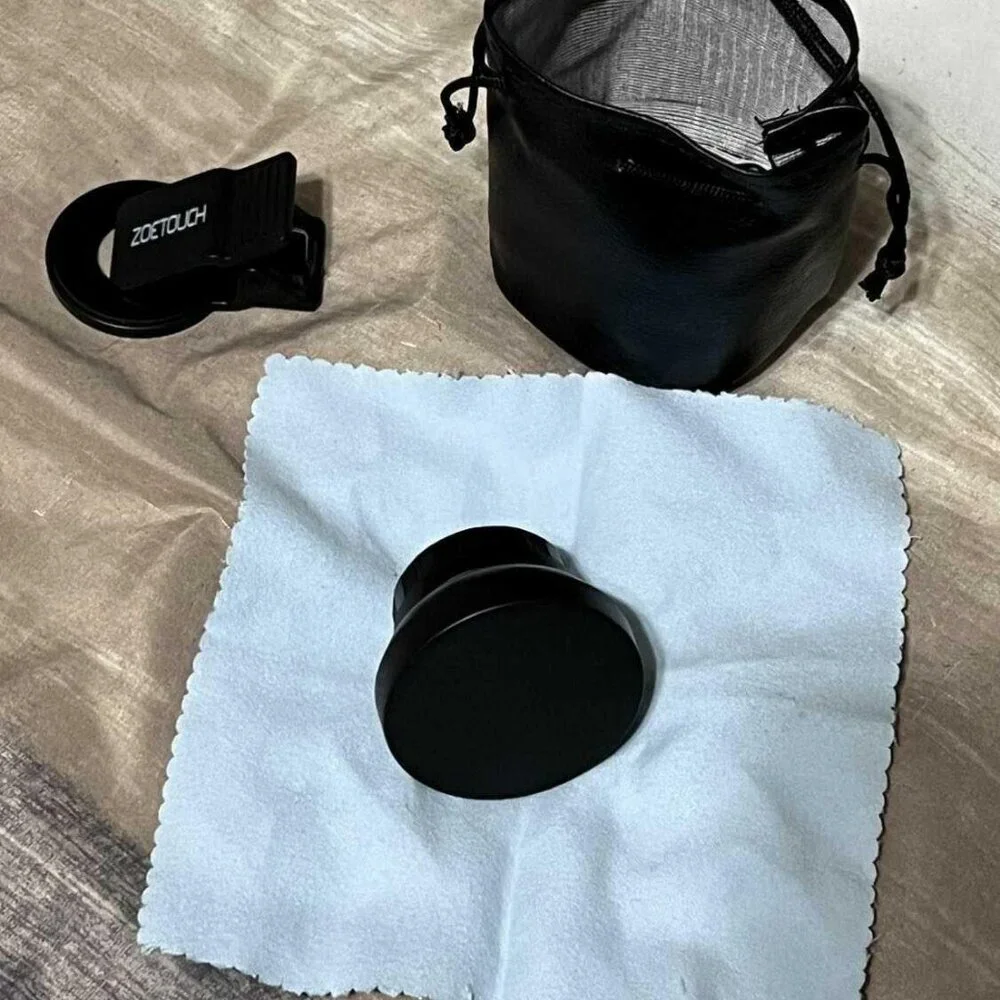 Super wide angle lens & 12.5x macro lens clip on cell phone lens- brand new!